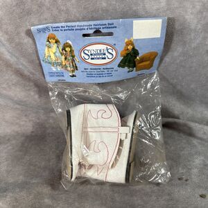 Syndees Doll Club Western Boots White Red Cowboy Cowgirl 18 to 24 in Dolls VTG